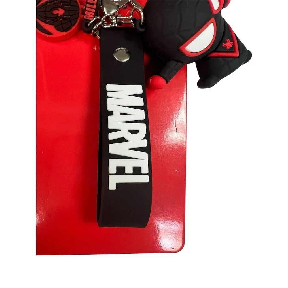 Concept One Marvel Spider-Man Miles Morales Keychain Set Wristlet Strap